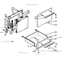 Kenmore 6286227120 door and drawer diagram