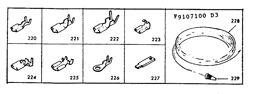 Kenmore 6289107100 wiring and wiring terminals diagram
