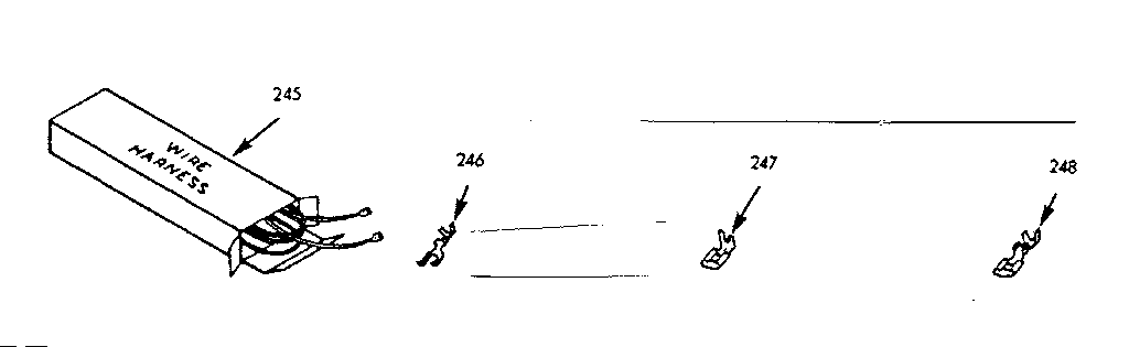 Kenmore 6477167060 wire harnesses & components diagram