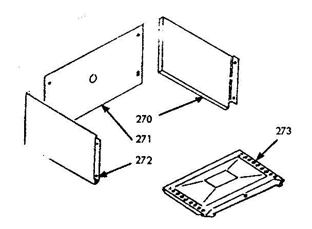 Kenmore 6477167060 oven liner kit diagram