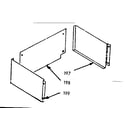 Kenmore 6479167040 oven liner kit diagram