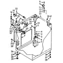 Kenmore 1107005702 cabinet parts diagram