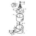Kenmore 1107005702 tub and basket assembly diagram