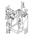 Kenmore 1107004851 cabinet parts diagram