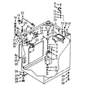 Kenmore 1107004902 cabinet parts diagram