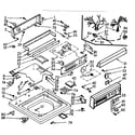 Kenmore 1107004902 top and console assembly diagram