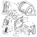 Kenmore 1107008200 bulkhead assembly diagram