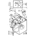 Kenmore 1107014021 cabinet parts diagram
