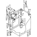 Kenmore 1107014601 cabinet parts diagram