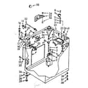 Kenmore 1107014850 cabinet parts diagram