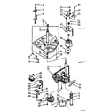 Kenmore 1107015852 drive system diagram