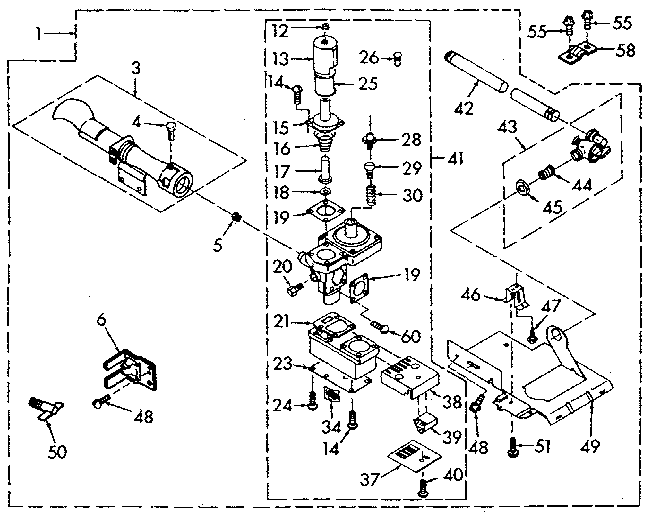 Kenmore 1107017000 burner assembly diagram