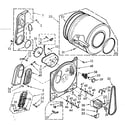 Kenmore 1107018600 bulkhead assembly diagram