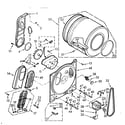 Kenmore 1107018601 bulkhead assembly diagram