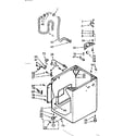 Kenmore 1107033101 cabinet parts diagram