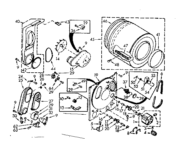 Kenmore 1107057720 bulkhead assembly diagram