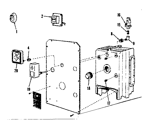 Kenmore 229156 water trim only diagram