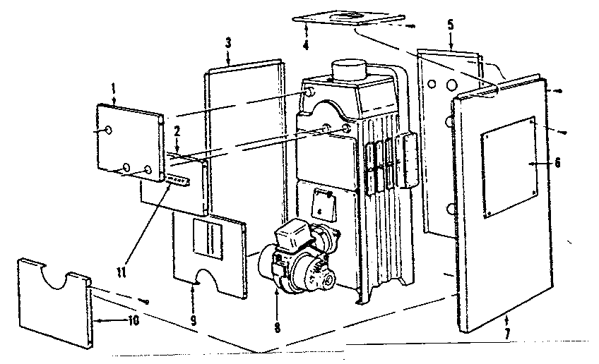 Kenmore 229170 flush jacket diagram