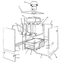 Kenmore 229962450 jacket-sections & base parts diagram
