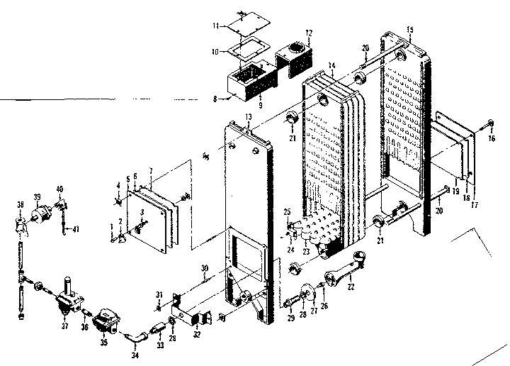 Kenmore 229146 natural & mixed gases diagram