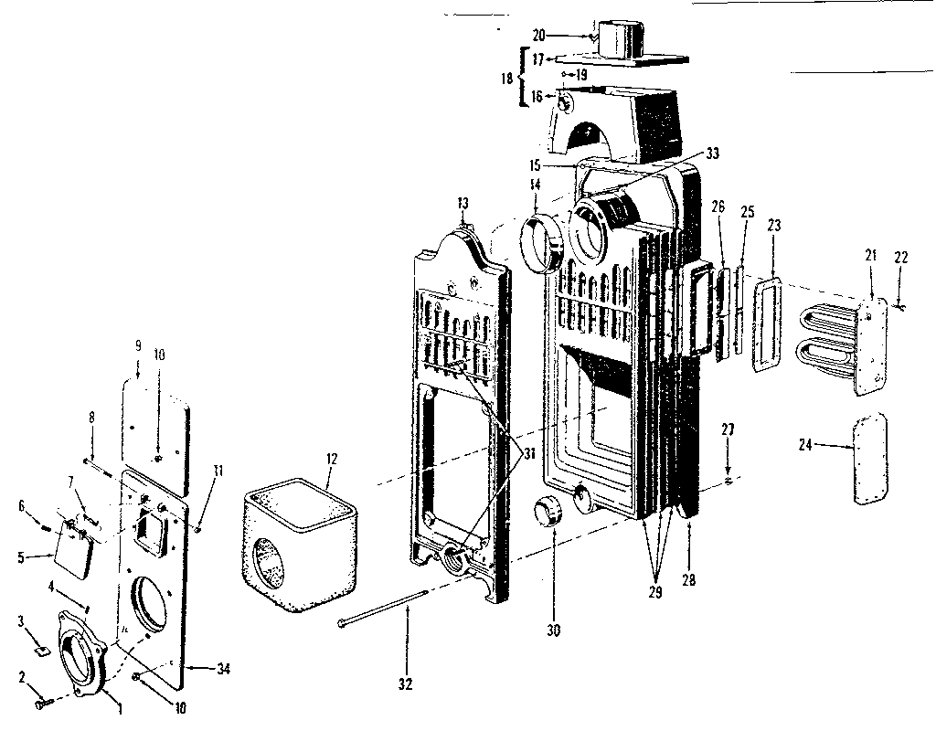 Kenmore 22981302 boiler assembly parts diagram