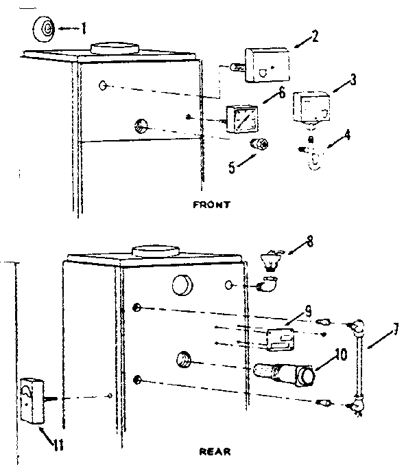 Kenmore 22981302 boiler controls diagram