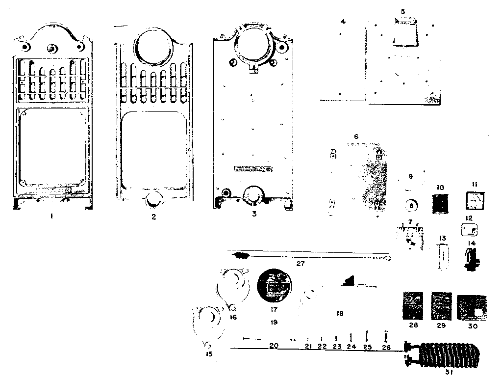 Kenmore 229613 repair parts diagram