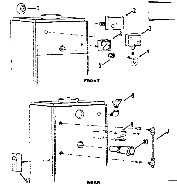 Kenmore 2297130 boiler controls diagram