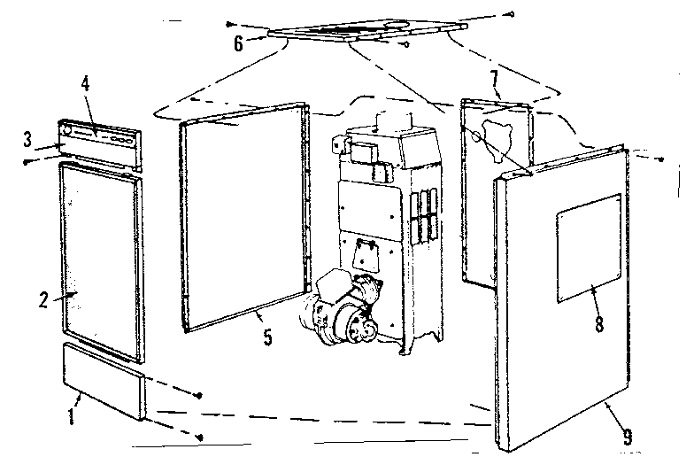 Kenmore 22994815 extended jacket diagram
