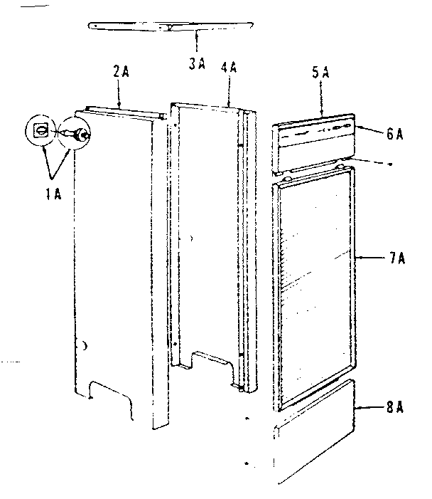 Kenmore 22994815 jacket extension diagram