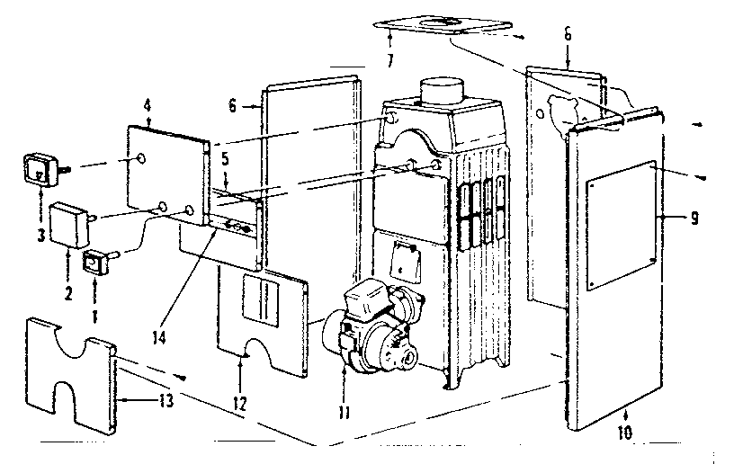 Kenmore 22994815 hot water boiler jackets diagram