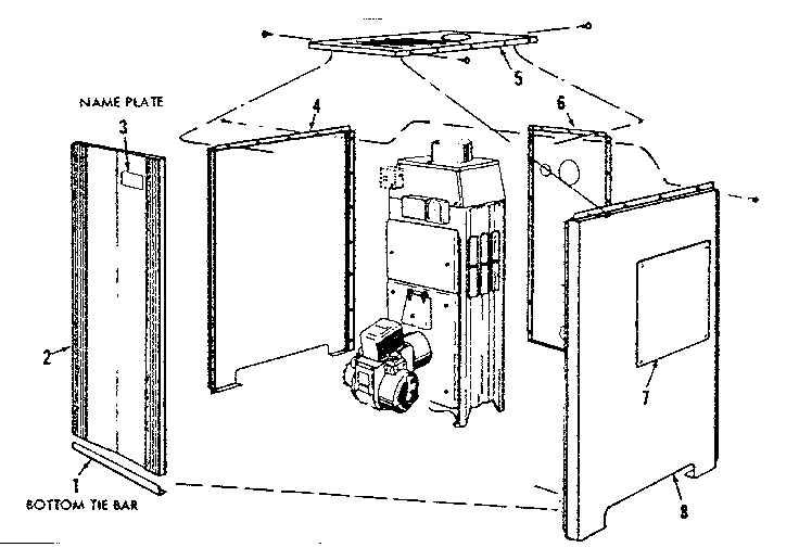 Kenmore 22994126 boiler extended jacket diagram