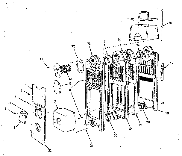 Kenmore 229941251 combustion chamber and flue collector diagram