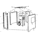 Kenmore 229941281 cabinet diagram
