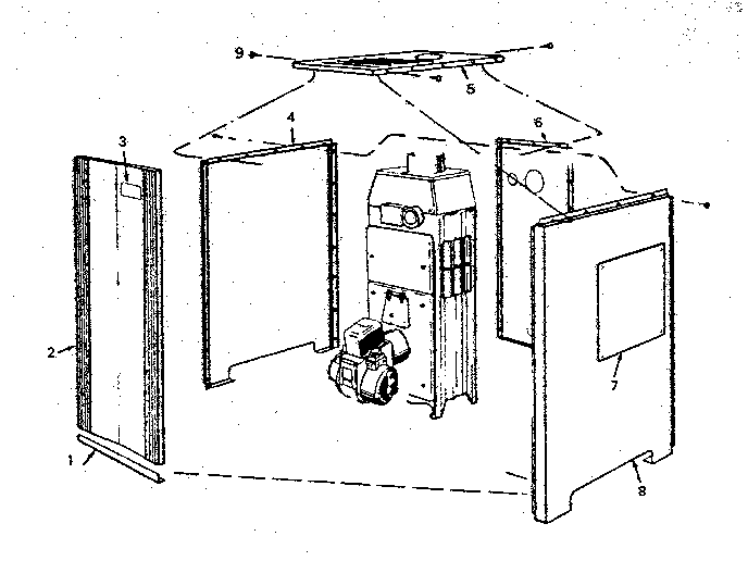 Kenmore 229941340 extended jacket parts diagram