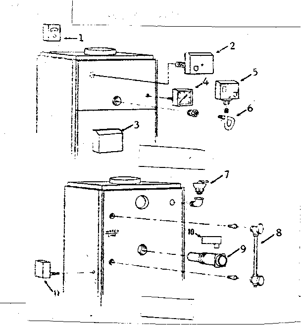 Kenmore 22994164 boiler controls diagram