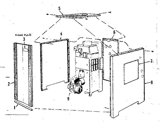 Kenmore 22994164 extended jacket parts diagram