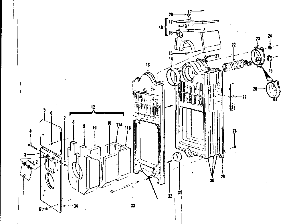 Kenmore 2296135 combustion chamber diagram