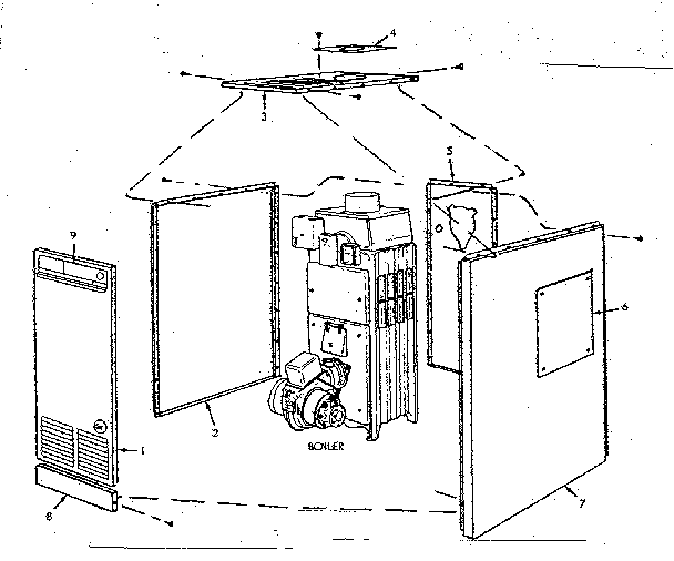 Kenmore 2296135 jacket parts diagram
