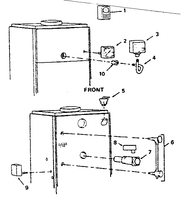 Kenmore 229942441 boiler controls diagram