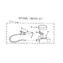 Kenmore 2582337810 optional igniter kit diagram