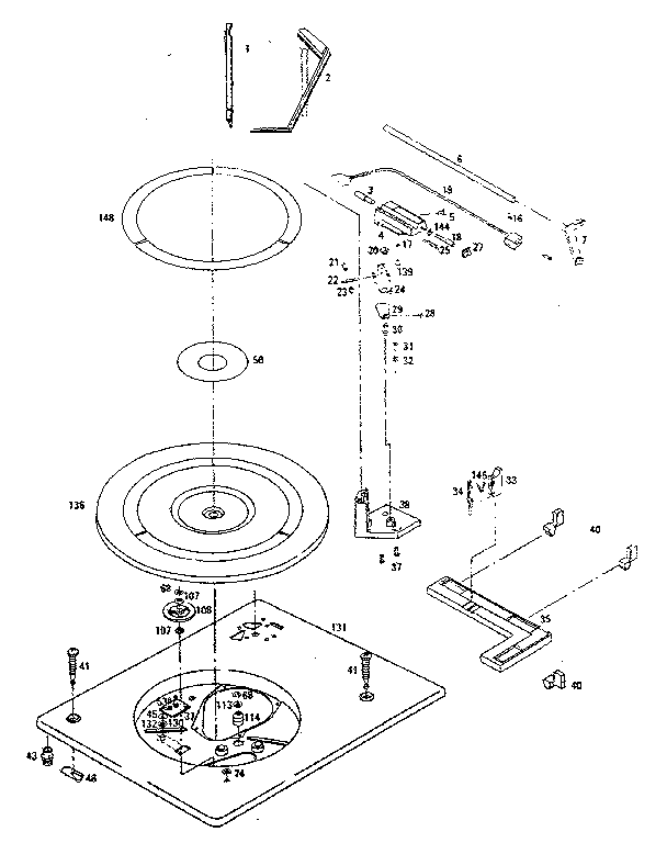LXI 25790064700 above baseplate diagram