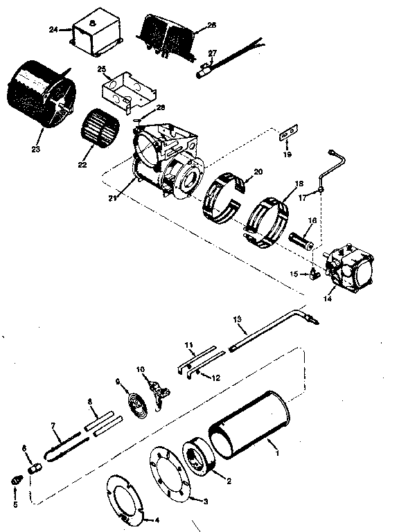Kenmore 867713200 functional replacement parts diagram