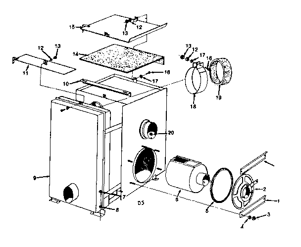 Kenmore 867713200 heat exchange diagram