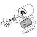 Kenmore 867762350 blower assembly diagram