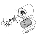 Kenmore 867762360 blower assembly diagram