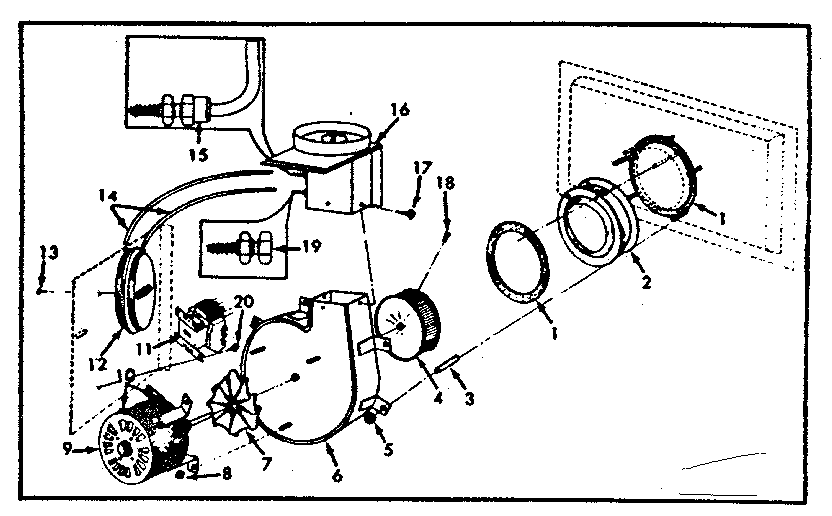 Kenmore 867762350 vent system diagram