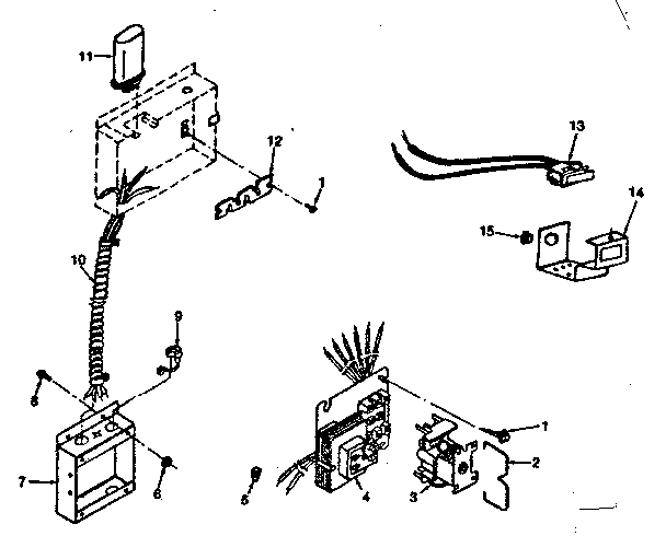 Kenmore 867762350 control box diagram