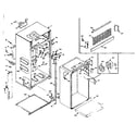 Kenmore 198MF11EL-H freezer cabinet parts diagram