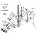 Kenmore 198MF11EL-H freezer door parts diagram